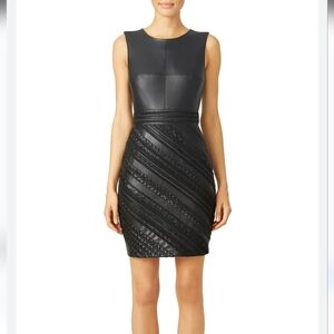 Bailey 44 Black Textured Mini Dress